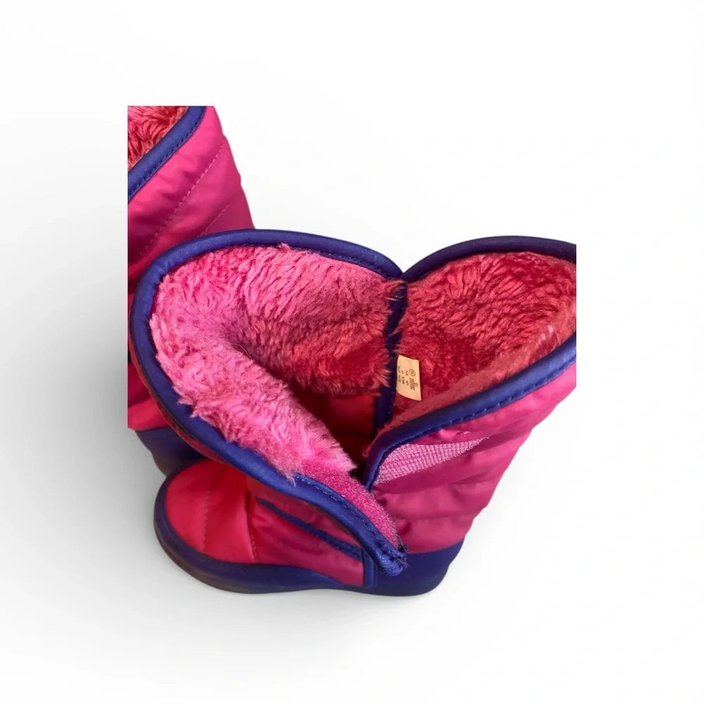 Vibrant Pink and Purple Kids Boots toddler size 10 girls